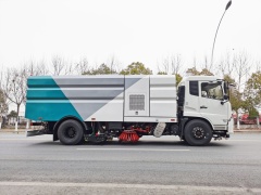Camion balayeuse de voirie haute pression Dongfeng 9+7 m³, Suizhou Hongda Automobile Sales Co., Ltd., Camion balayeuse de voirie haute pression Dongfeng 9+7 m³