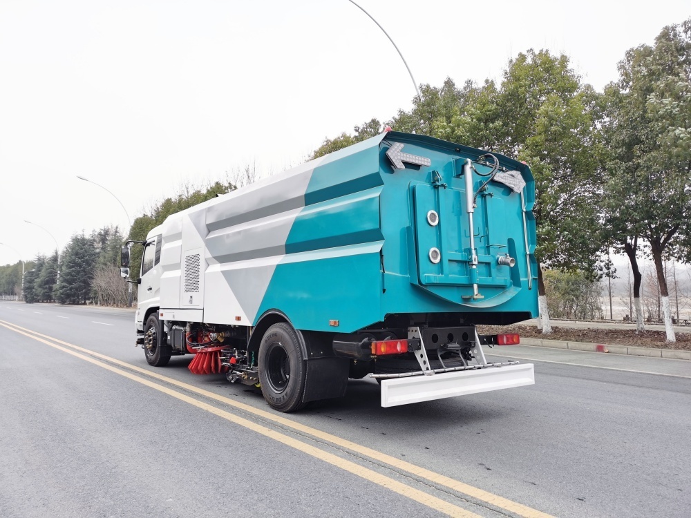 Camion balayeuse de voirie haute pression Dongfeng 9+7 m³, Suizhou Hongda Automobile Sales Co., Ltd., Camion balayeuse de voirie haute pression Dongfeng 9+7 m³