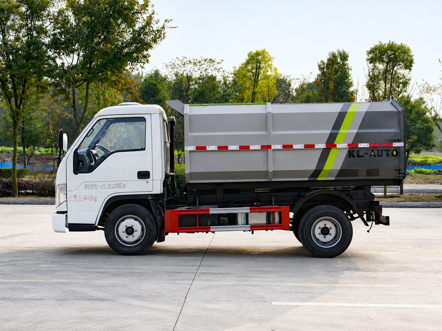 Foton 3m³ Side-Loading Garbage Truck, Suizhou Hongda Automobile Sales Co., Ltd.,Foton 3m³ Side-Loading Garbage Truck