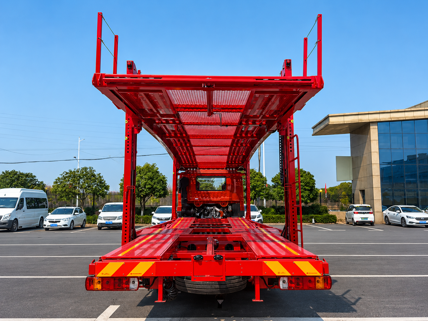 FAW Jiefang Natural Gas 6-Car Hauler, Suizhou Hongda Automobile Sales Co., Ltd.,FAW Jiefang Natural Gas 6-Car Hauler