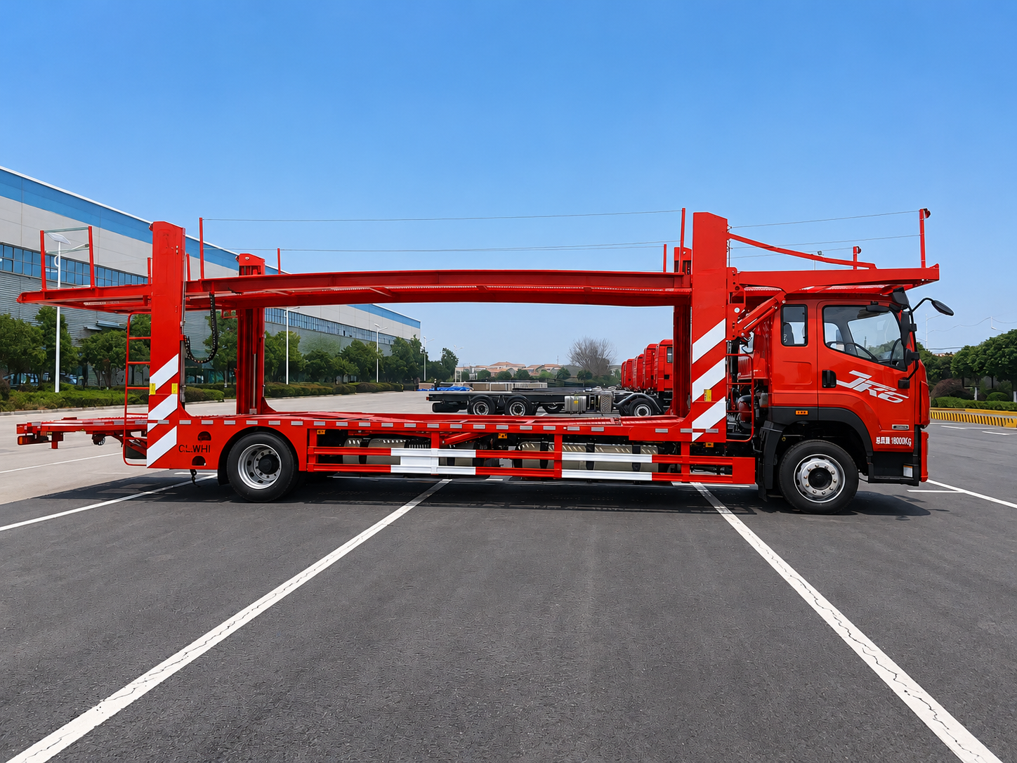 FAW Jiefang Natural Gas 6-Car Hauler, Suizhou Hongda Automobile Sales Co., Ltd.,FAW Jiefang Natural Gas 6-Car Hauler