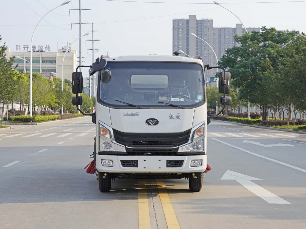 Camion balayeuse de voirie haute pression SINOTRUK Homan 3+3 m³, Suizhou Hongda Automobile Sales Co., Ltd., Camion balayeuse de voirie haute pression SINOTRUK Homan 3+3 m³