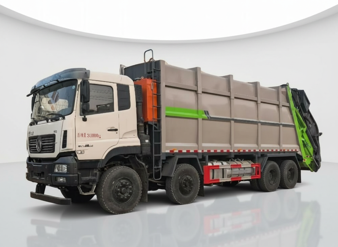Мусоровоз DongFeng 40 м³ с задней загрузкой и компактором, Suizhou Hongda Automobile Sales Co., Ltd., Мусоровоз DongFeng 40 м³ с задней загрузкой и компактором