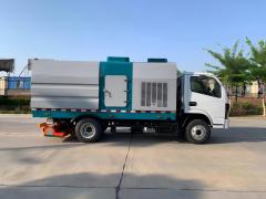 Camion balayeuse aspirante robuste DongFeng de 5 m³, Suizhou Hongda Automobile Sales Co., Ltd., Camion balayeuse aspirante robuste DongFeng de 5 m³