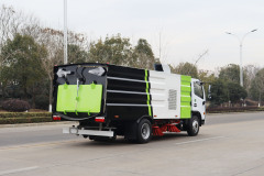 Camion balayeuse de voirie Dongfeng 5,5 m³, Suizhou Hongda Automobile Sales Co., Ltd., Camion balayeuse de voirie Dongfeng 5,5 m³