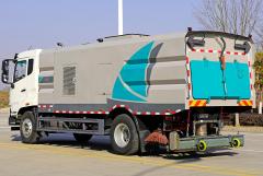 Вакуумная подметальная машина Sinotruk Howo V5 Series 8m³, Suizhou Hongda Automobile Sales Co., Ltd., HOWO 8m³ Heavy-Duty Vacuum Sweeper Truck