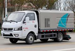 Camion balayeuse aspirante robuste DongFeng de 3 m³, Suizhou Hongda Automobile Sales Co., Ltd., Camion balayeuse aspirante robuste DongFeng de 3 m³