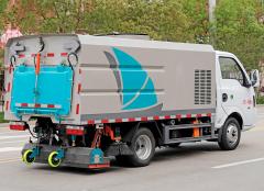 Camion balayeuse aspirante robuste DongFeng de 3 m³, Suizhou Hongda Automobile Sales Co., Ltd., Camion balayeuse aspirante robuste DongFeng de 3 m³
