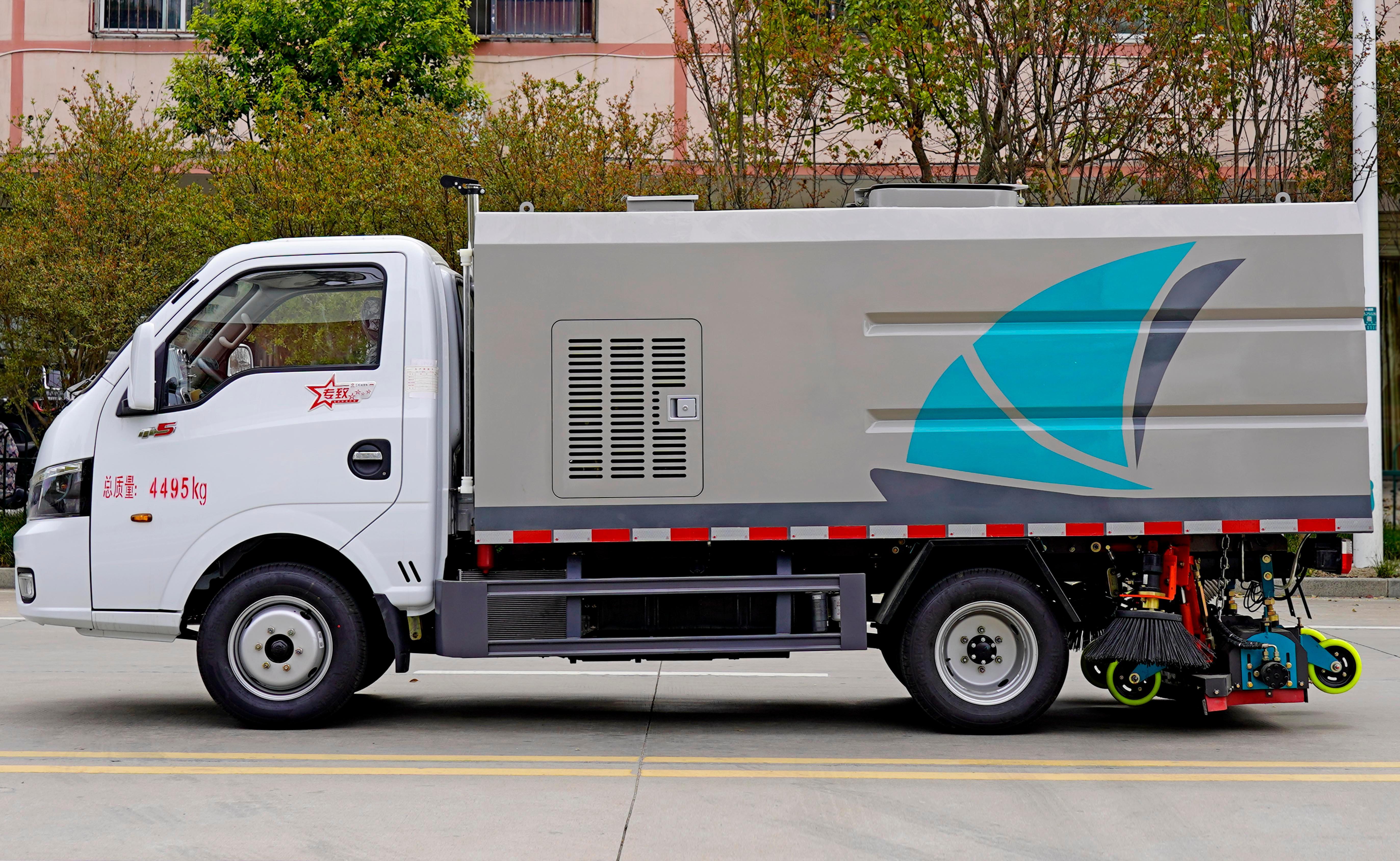 Camion balayeuse aspirante robuste DongFeng de 3 m³, Suizhou Hongda Automobile Sales Co., Ltd., Camion balayeuse aspirante robuste DongFeng de 3 m³