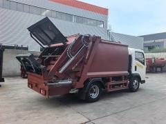 Мусоровоз HOWO с задней загрузкой и компактором, объемом 5,8 м³, Suizhou Hongda Automobile Sales Co., Ltd., HOWO 5,8 м³