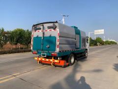 Camion balayeuse aspirante robuste DongFeng de 5 m³, Suizhou Hongda Automobile Sales Co., Ltd., Camion balayeuse aspirante robuste DongFeng de 5 m³