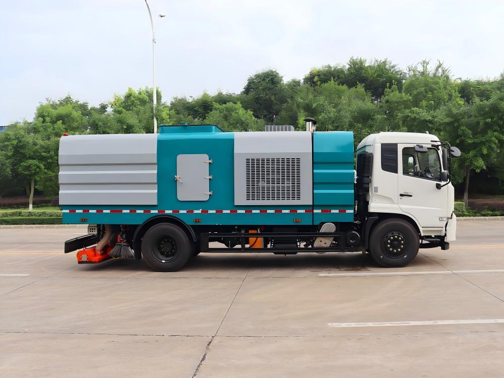 Вакуумная подметальная машина DongFeng 8 м³ для тяжелых условий эксплуатации, Suizhou Hongda Automobile Sales Co., Ltd., Вакуумная подметальная машина DongFeng 8 м³ для тяжелых условий эксплуатации