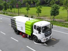 Camion balayeuse de voirie Dongfeng 8 m³, Suizhou Hongda Automobile Sales Co., Ltd., Camion balayeuse de voirie Dongfeng 8 m³