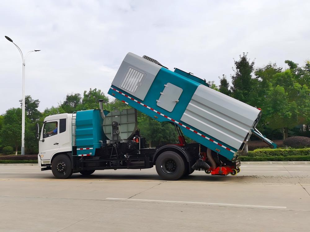 Вакуумная подметальная машина DongFeng 8 м³ для тяжелых условий эксплуатации, Suizhou Hongda Automobile Sales Co., Ltd., Вакуумная подметальная машина DongFeng 8 м³ для тяжелых условий эксплуатации