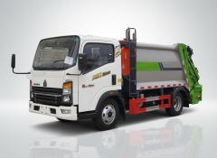 Мусоровоз HOWO с задней загрузкой и компактором, объемом 5,5 м³, Suizhou Hongda Automobile Sales Co., Ltd., Мусоровоз HOWO с задней загрузкой и компактором, объемом 5,5 м³