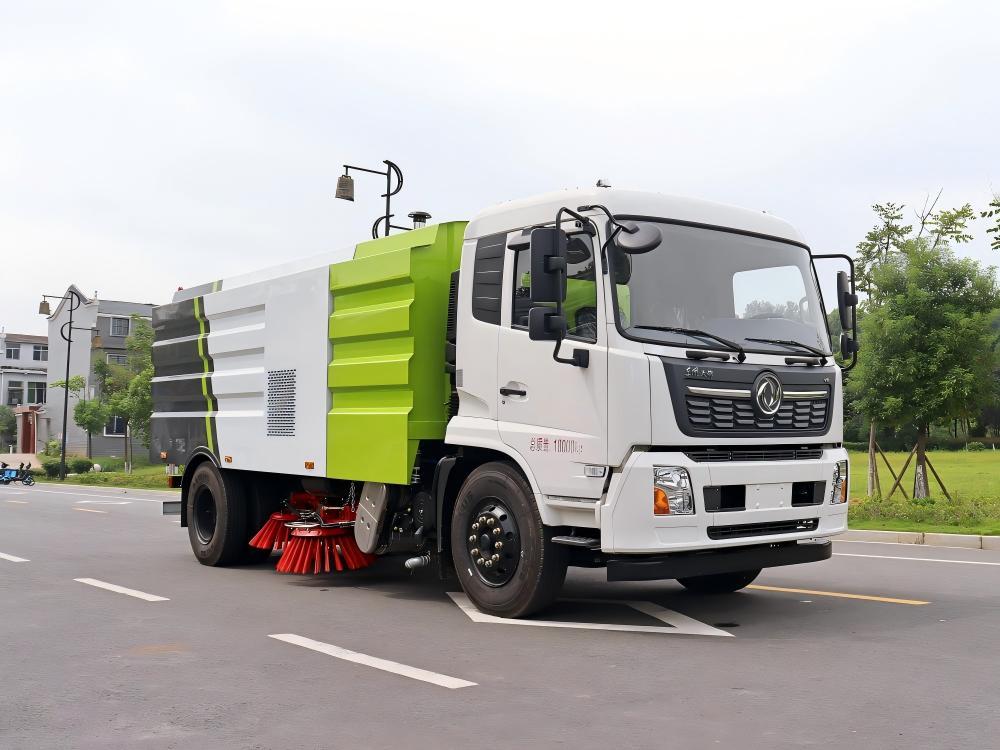 Camion balayeuse de voirie Dongfeng 8 m³, Suizhou Hongda Automobile Sales Co., Ltd., Camion balayeuse de voirie Dongfeng 8 m³