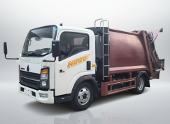 Мусоровоз HOWO с задней загрузкой и компактором, объемом 5,8 м³, Suizhou Hongda Automobile Sales Co., Ltd., HOWO 5,8 м³