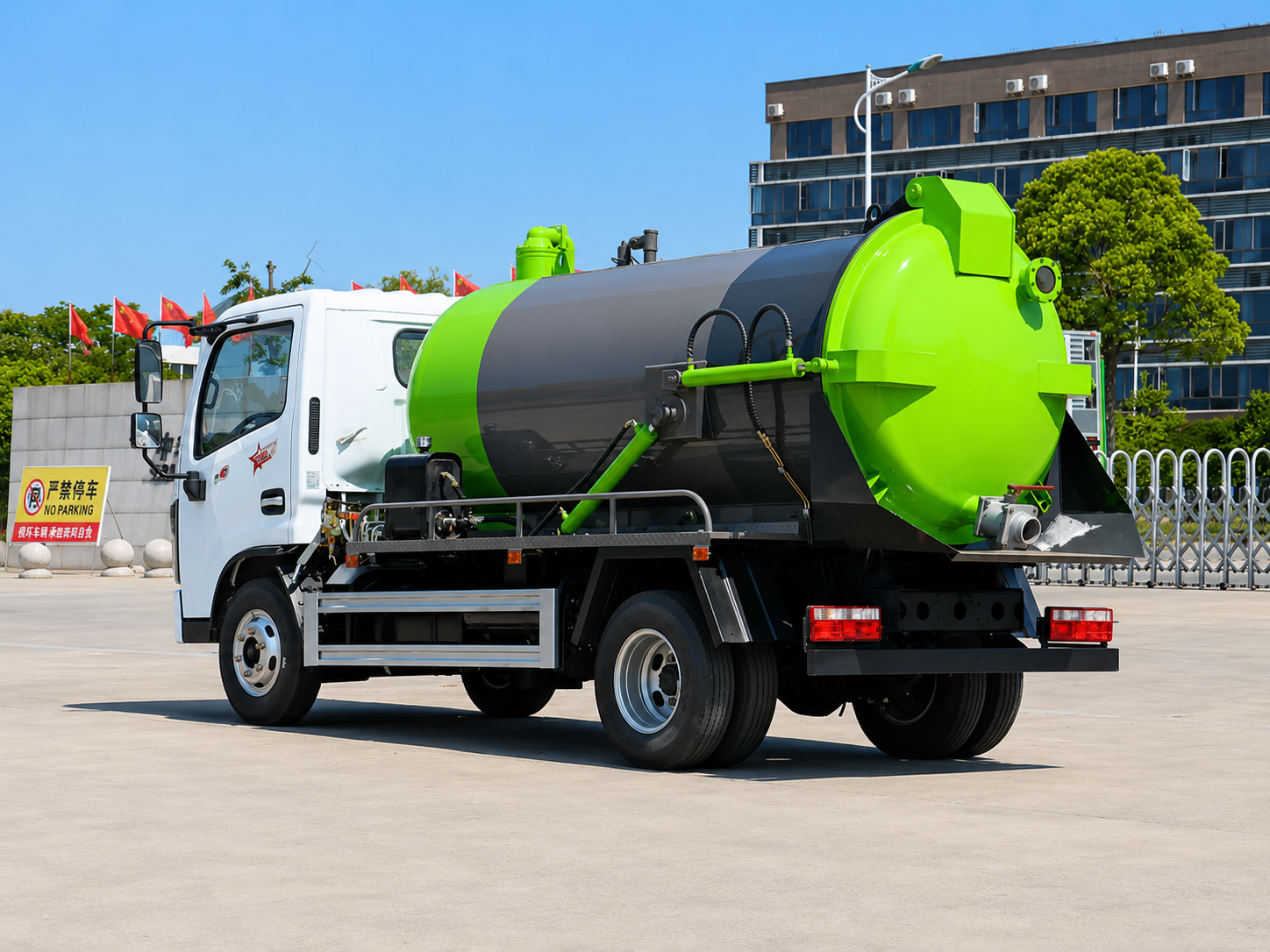 5m³ Septic Tank Vacuum Suction Truck, Suizhou Hongda Automobile Sales Co., Ltd.,5m³ Septic Tank Vacuum Suction Truck