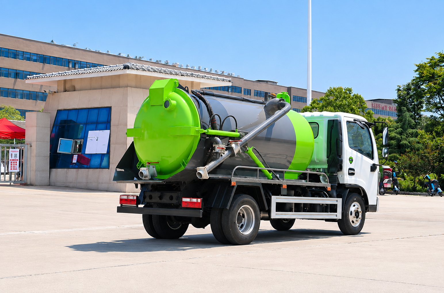 5m³ Septic Tank Vacuum Suction Truck, Suizhou Hongda Automobile Sales Co., Ltd.,5m³ Septic Tank Vacuum Suction Truck