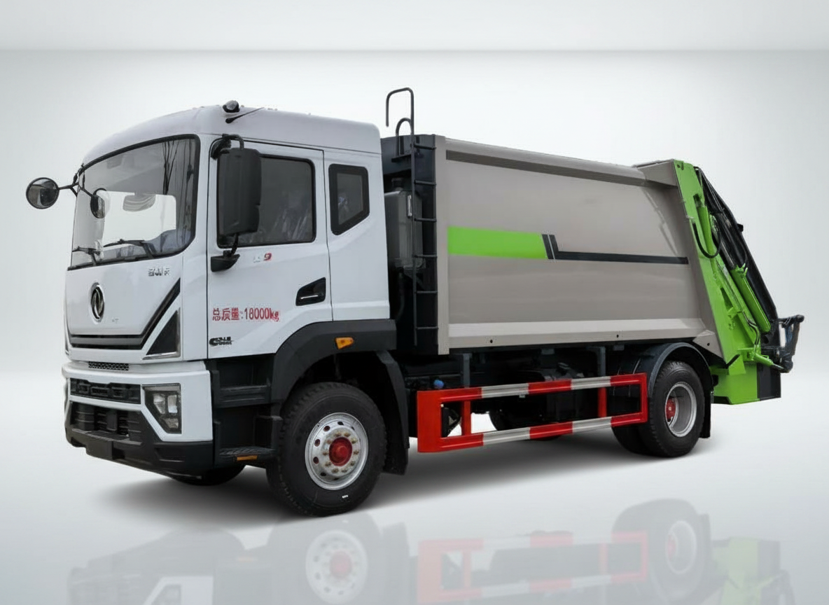 Мусоровоз DongFeng 15 м³ с задней загрузкой и компактором, Suizhou Hongda Automobile Sales Co., Ltd., Мусоровоз DongFeng 15 м³ с задней загрузкой и компактором