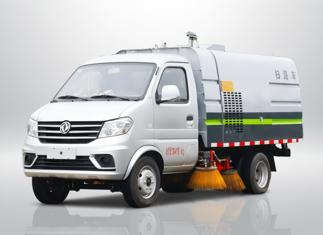 Camion balayeuse de voirie compacte Dongfeng 1,7 m³, Suizhou Hongda Automobile Sales Co., Ltd., Camion balayeuse de voirie compacte Dongfeng 1,7 m³