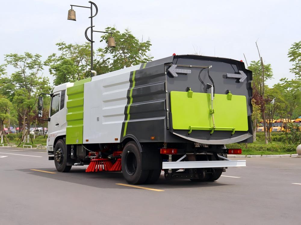 Camion balayeuse de voirie Dongfeng 8 m³, Suizhou Hongda Automobile Sales Co., Ltd., Camion balayeuse de voirie Dongfeng 8 m³
