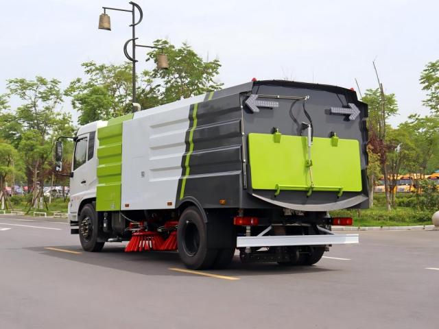 Camion balayeuse de voirie Dongfeng 8 m³, Suizhou Hongda Automobile Sales Co., Ltd., Camion balayeuse de voirie Dongfeng 8 m³