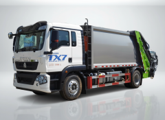 Мусоровоз HOWO с задней загрузкой и компактором, 16 м³, Suizhou Hongda Automobile Sales Co., Ltd., Мусоровоз HOWO с задней загрузкой и компактором, 16 м³