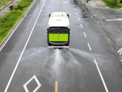 Camion balayeuse de voirie Dongfeng 8 m³, Suizhou Hongda Automobile Sales Co., Ltd., Camion balayeuse de voirie Dongfeng 8 m³