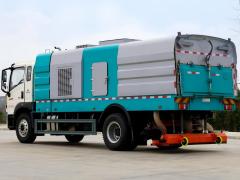 Camion balayeuse aspirante robuste Sinotruk Howo série G5 de 8 m³, Suizhou Hongda Automobile Sales Co., Ltd., Camion balayeuse aspirante robuste HOWO de 8 m³