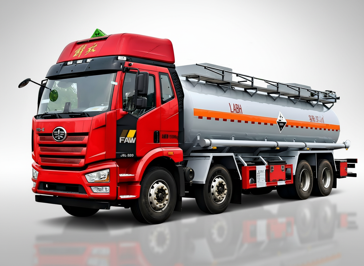 FAW Jiefang 18m³ Sulfuric Acid Chemical Tanker Truck, Suizhou Hongda Automobile Sales Co., Ltd.,FAW Jiefang 18m³ Sulfuric Acid Chemical Tanker Truck