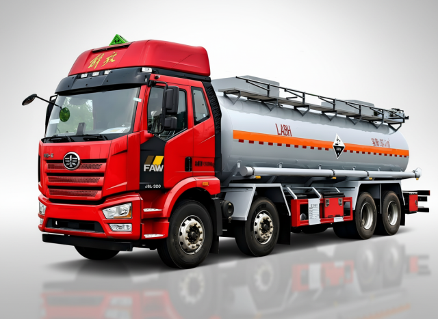 FAW Jiefang 18m³ Sulfuric Acid Chemical Tanker Truck, Suizhou Hongda Automobile Sales Co., Ltd.,FAW Jiefang 18m³ Sulfuric Acid Chemical Tanker Truck