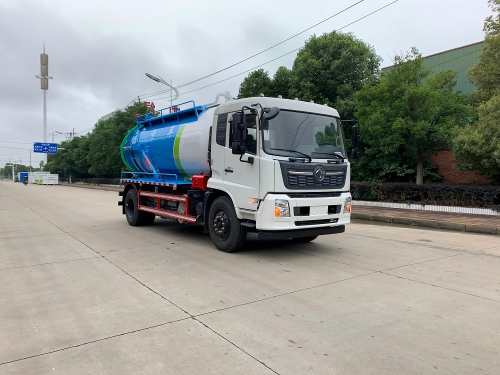 Camion d'aspiration des eaux usées sous vide de 11,5 m³, Suizhou Hongda Automobile Sales Co., Ltd., Camion d'aspiration des eaux usées sous vide de 11,5 m³