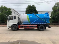 Camion d'aspiration des eaux usées sous vide de 11,5 m³, Suizhou Hongda Automobile Sales Co., Ltd., Camion d'aspiration des eaux usées sous vide de 11,5 m³