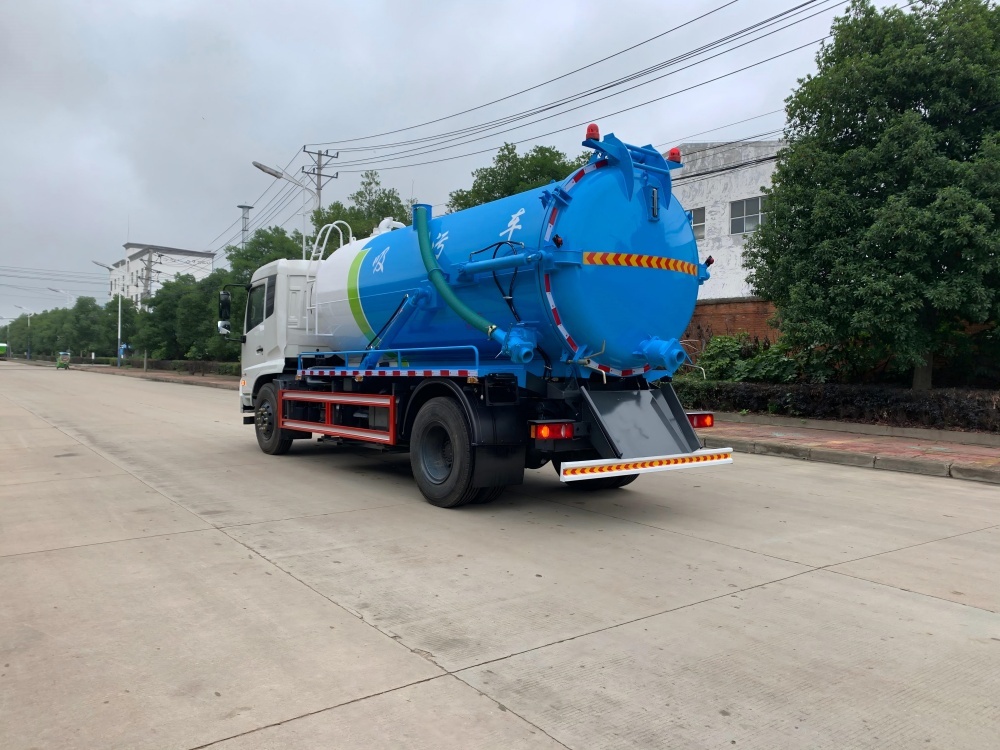 Camion d'aspiration des eaux usées sous vide de 11,5 m³, Suizhou Hongda Automobile Sales Co., Ltd., Camion d'aspiration des eaux usées sous vide de 11,5 m³