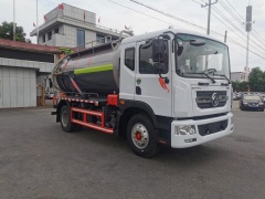Camion d'aspiration des eaux usées sous vide DongFeng de 10 m³, Suizhou Hongda Automobile Sales Co., Ltd., Camion d'aspiration des eaux usées sous vide DongFeng de 10 m³