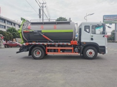 Camion d'aspiration des eaux usées sous vide DongFeng de 10 m³, Suizhou Hongda Automobile Sales Co., Ltd., Camion d'aspiration des eaux usées sous vide DongFeng de 10 m³