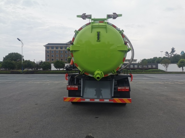 Camion d'aspiration des eaux usées sous vide DongFeng de 10 m³, Suizhou Hongda Automobile Sales Co., Ltd., Camion d'aspiration des eaux usées sous vide DongFeng de 10 m³