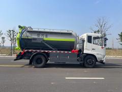 Camion d'aspiration des eaux usées sous vide de 10 m³, Suizhou Hongda Automobile Sales Co., Ltd., Camion d'aspiration des eaux usées sous vide de 10 m³