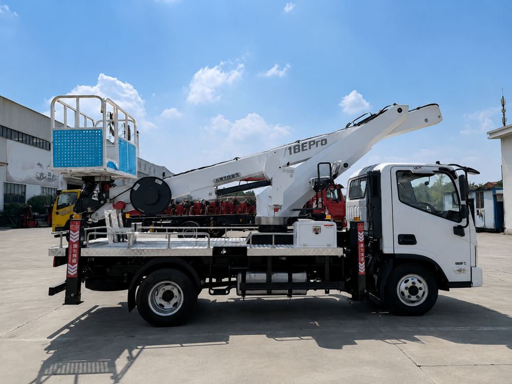 Camion nacelle télescopique FOTON de 18 m, Suizhou Hongda Automobile Sales Co., Ltd., Camion nacelle télescopique FOTON de 18 m