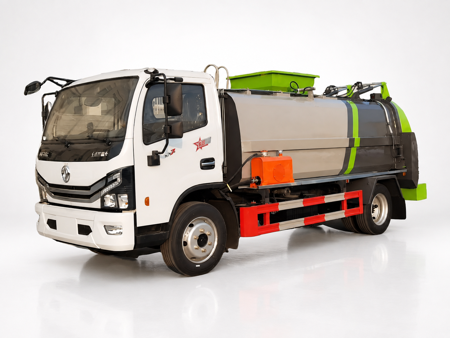 Dongfeng D7 Series 8m³ Food Waste Truck, Suizhou Hongda Automobile Sales Co., Ltd.,Dongfeng D7 Series 8m³ Food Waste Truck