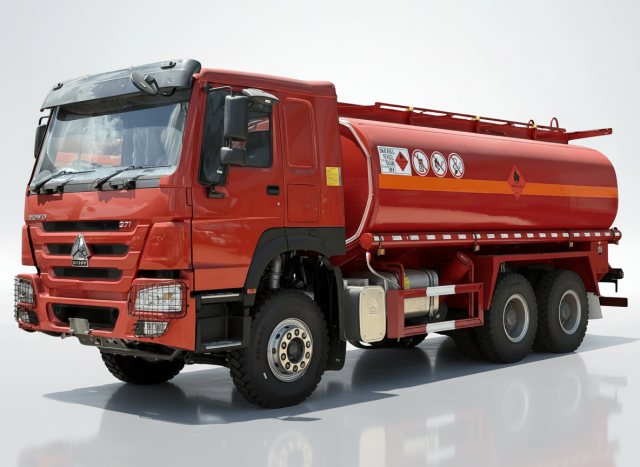 Camión cisterna de combustible Sinotruk Howo H77L Serie 20–25 m³, Suizhou Hongda Automobile Sales Co., Ltd., Camión cisterna de combustible Sinotruk Howo H77L Serie 20–25 m³