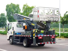 Camión plataforma elevadora telescópica FORLAND de 30 m, Suizhou Hongda Automobile Sales Co., Ltd., Camión plataforma elevadora telescópica FORLAND de 30 m