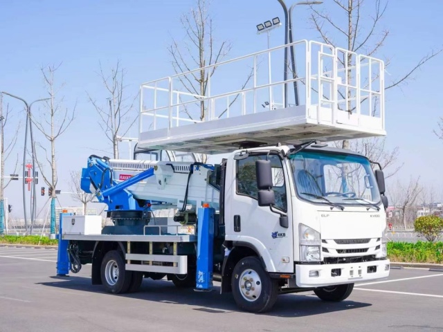 Camion nacelle télescopique ISUZU de 23 m, Suizhou Hongda Automobile Sales Co., Ltd., Camion nacelle télescopique ISUZU de 23 m