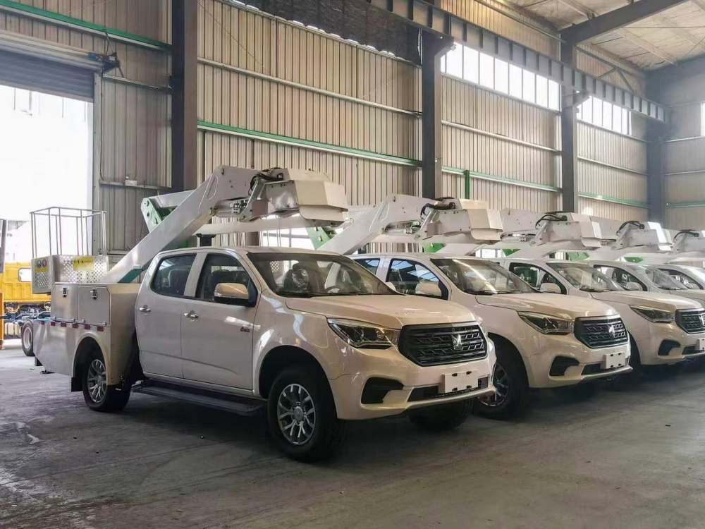 Camionnette ISUZU avec plateforme de travail aérienne de 13,3 m, Suizhou Hongda Automobile Sales Co., Ltd., Camionnette ISUZU avec plateforme de travail aérienne de 13,3 m