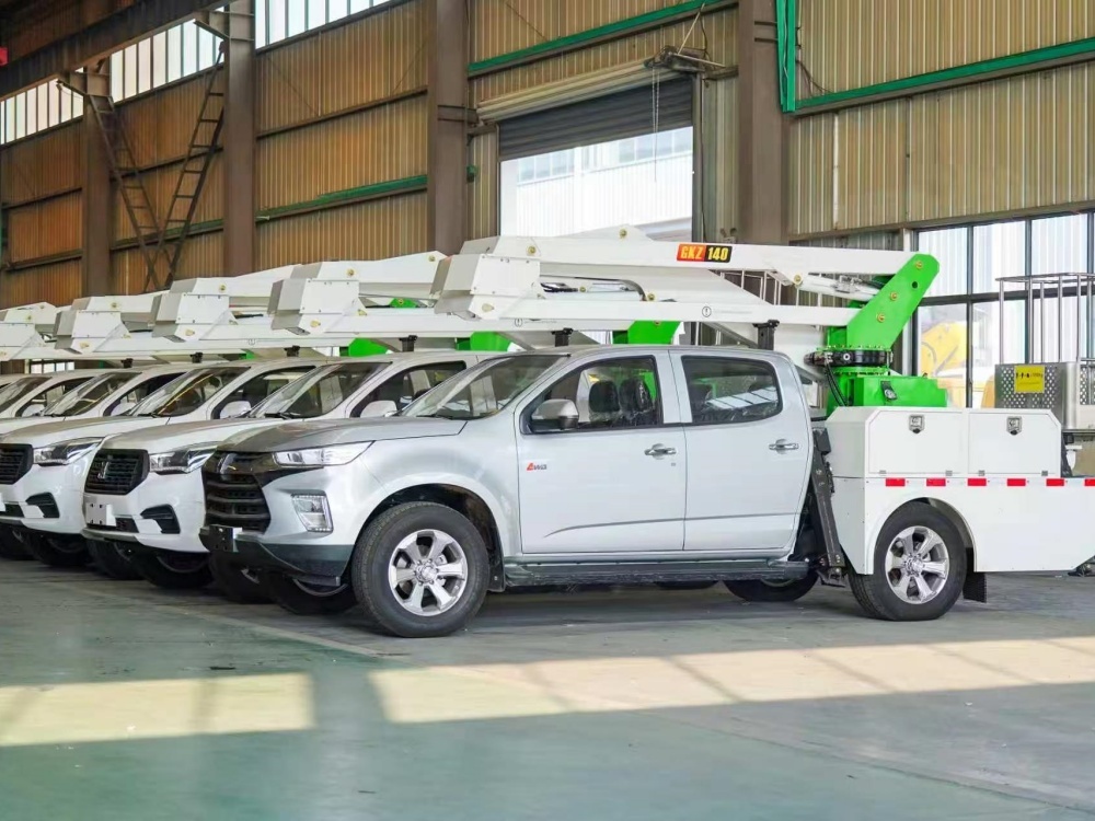 Camionnette ISUZU avec plateforme de travail aérienne de 13,3 m, Suizhou Hongda Automobile Sales Co., Ltd., Camionnette ISUZU avec plateforme de travail aérienne de 13,3 m