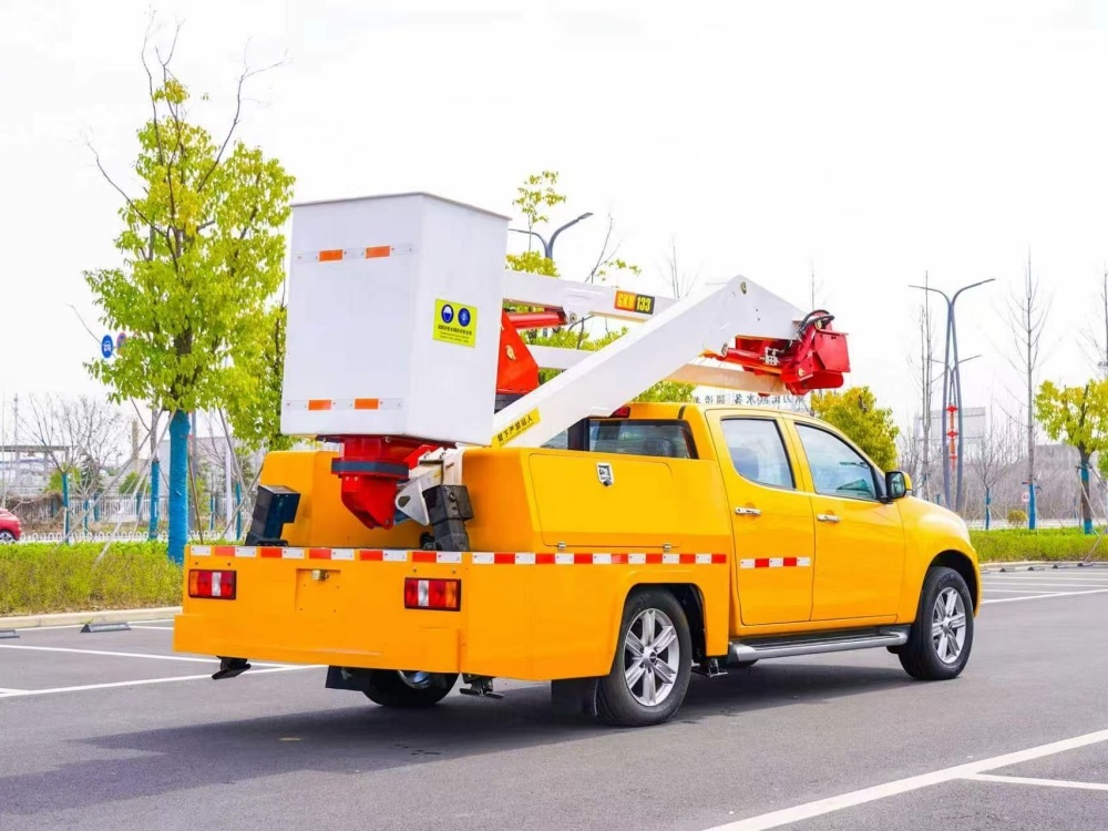 Camionnette ISUZU avec plateforme de travail aérienne de 13,3 m, Suizhou Hongda Automobile Sales Co., Ltd., Camionnette ISUZU avec plateforme de travail aérienne de 13,3 m