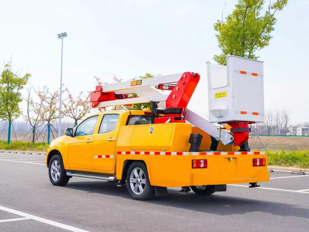Camionnette ISUZU avec plateforme de travail aérienne de 13,3 m, Suizhou Hongda Automobile Sales Co., Ltd., Camionnette ISUZU avec plateforme de travail aérienne de 13,3 m