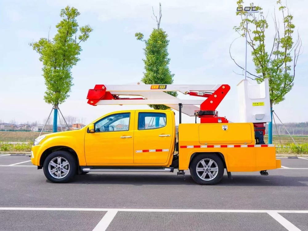 Camionnette ISUZU avec plateforme de travail aérienne de 13,3 m, Suizhou Hongda Automobile Sales Co., Ltd., Camionnette ISUZU avec plateforme de travail aérienne de 13,3 m