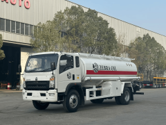Camión cisterna de combustible Sinotruk Howo de 10 m³, Suizhou Hongda Automobile Sales Co., Ltd., Camión cisterna de combustible Sinotruk Howo de 10 m³